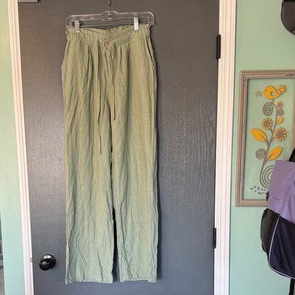 Thread & Supply Pants - Thread & Supply Sage Resort Wear Green Pants